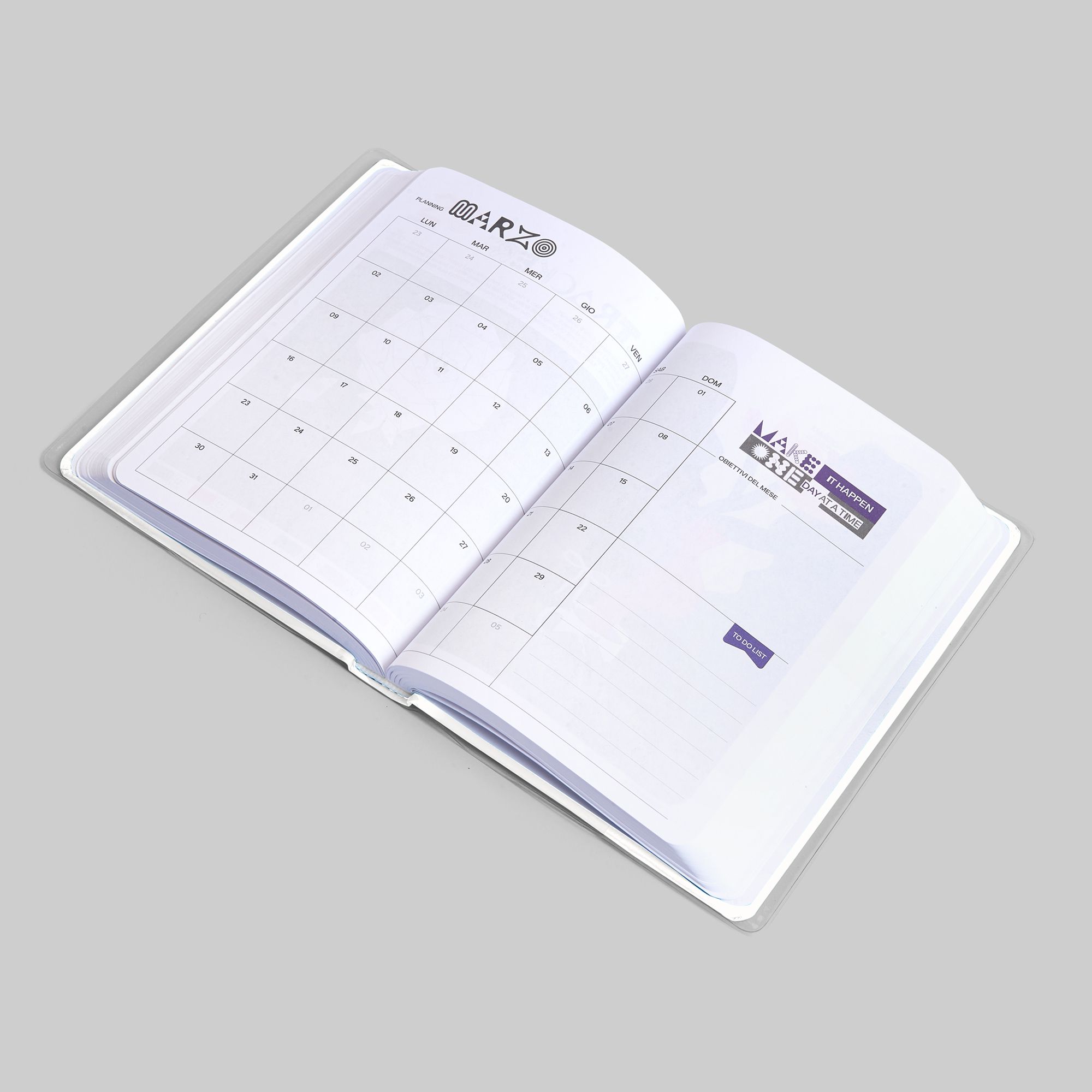 Diario scuola be you extra white 2025 2026
